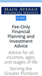 Mobile Screenshot of mainavenuefinancial.com
